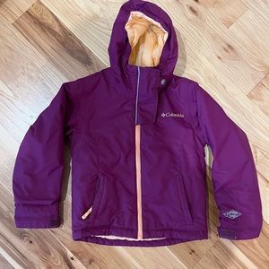 Girls Columbia winter ski coat jacket size XXS 4 5